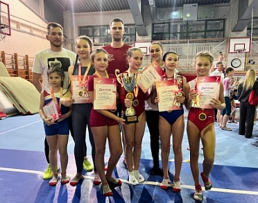 В Центре Локомотив состоялся командный турнир по спортивной гимнастике