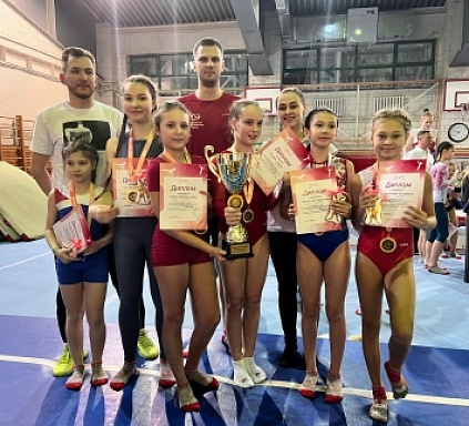 В Центре Локомотив состоялся командный турнир по спортивной гимнастике